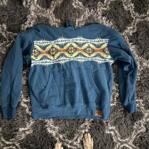 Blue Patterned Women’s Ariat Hoodie
